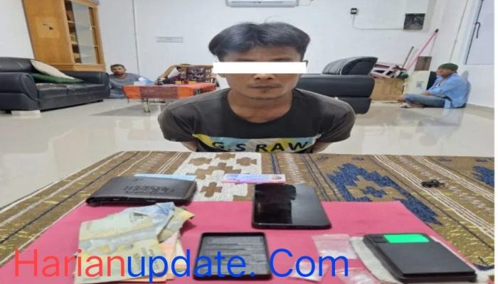 Akhir Pelarian DPO Narkotika di Bengkalis, Tiga Paket Sabu Disita