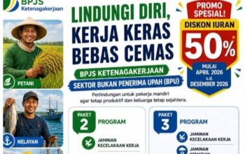 Iuran Mulai Rp9 Ribu, BPJS TK BPU Tawarkan Perlindungan Kerja dan Kematian