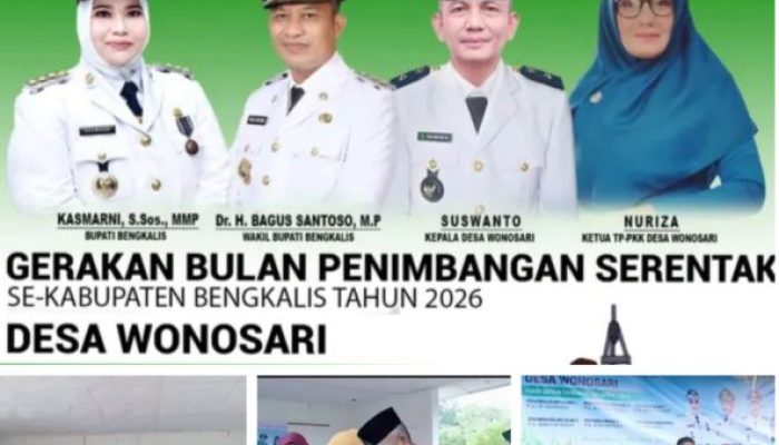 Desa Wonosari Luncurkan Gerakan Penimbangan Serentak Cegah Stunting