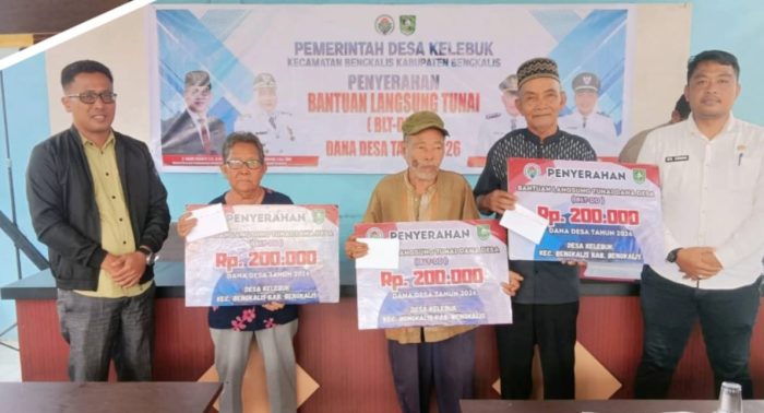 Meski Anggaran Berkurang, Pemdes Kelebuk Tetap Salurkan BLT-DD Tahun 2026