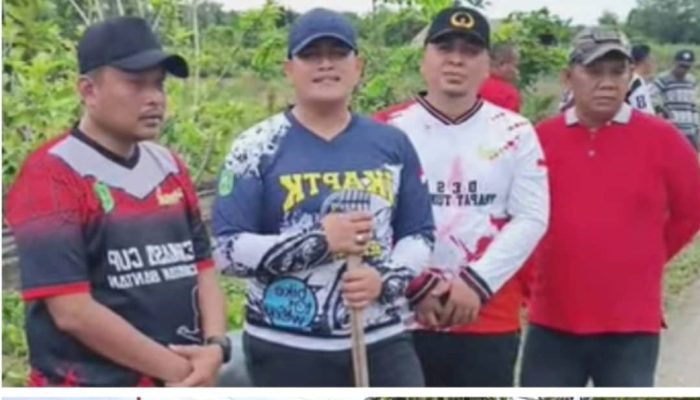 Camat Bengkalis dan Pemdes Kelebuk Gelar Program BEDAK Bersih-Bersih Lingkungan