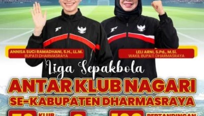 Dharmasraya Champions League 2026 Resmi Digelar 6 Juni, Kintani Meriahkan Pembukaan