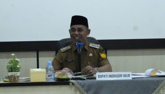 Bupati Inhil Evaluasi Kinerja Pembangunan, Minta OPD Tingkatkan Capaian Program