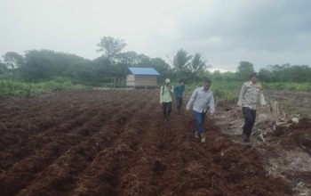 Polsek Mandah Dukung Ketahanan Pangan, Lahan Jagung di PT RSA Mulai Disiapkan