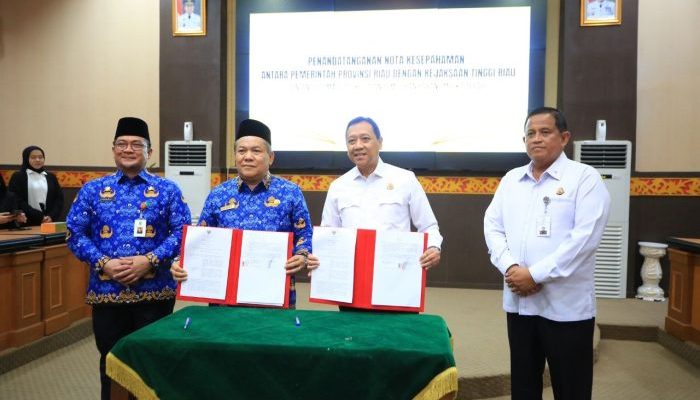Pemprov Riau dan Kejati Teken MoU Pemulihan Aset Daerah, Perkuat Tata Kelola BMD
