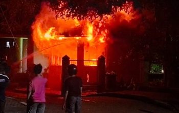 Gedung Fakultas Pertanian USK Terbakar, Polresta Banda Aceh Selidiki Dugaan Aksi Anarkis