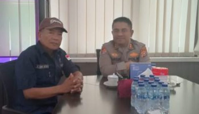 Ketua PJID Riau Silaturahmi ke Kapolres Inhil, Bahas Perang Melawan Narkoba