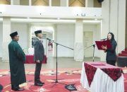Bupati Annisa Lantik Medison sebagai Sekda Definitif Dharmasraya