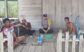 Dukung Ketahanan Pangan Nasional, Polsek Concong Gencarkan Sosialisasi