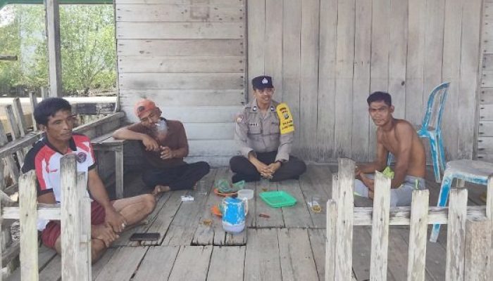 Dukung Ketahanan Pangan Nasional, Polsek Concong Gencarkan Sosialisasi