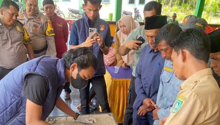 Perangkat Desa Pambang Pesisir Jalani Tes Urin, Seluruhnya Dinyatakan Negatif Narkoba