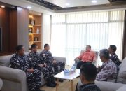 Plt Gubernur Riau dan Dankodaeral I Bahas Penguatan Pengawasan Jalur Laut
