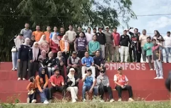 Sambut MTQ Riau Ke-44, Pemkab Kuansing Gelar Gotong Royong Massal di Tepian Narosa
