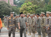 Bupati Suhardiman Pimpin Apel Kesiapan Personel Sambut MTQ Riau dan Festival Pacu Jalur