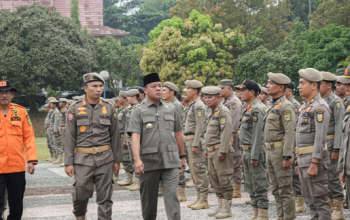 Bupati Suhardiman Pimpin Apel Kesiapan Personel Sambut MTQ Riau dan Festival Pacu Jalur