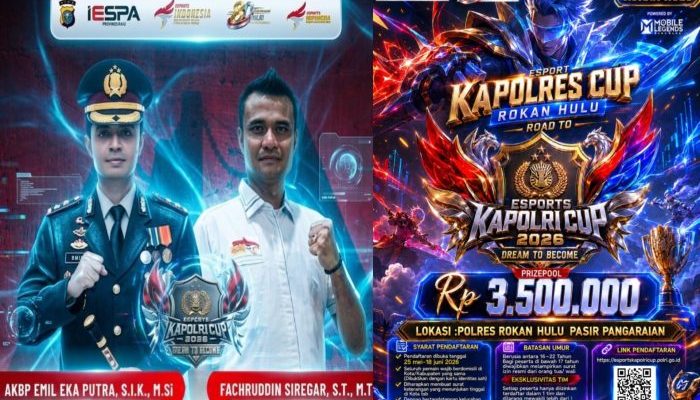 Kapolres Cup Rohul 2026 Jadi Ajang Pencarian Talenta Esport Muda Menuju Level Nasional