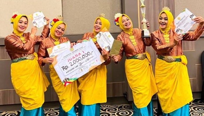 Tampil Memukau, Grup Sri Junjungan Bengkalis Raih Juara I Lomba Tari Zapin Melayu se-Riau