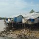 Abrasi Terjang Kuala Enok, Empat Rumah Terseret ke Sungai