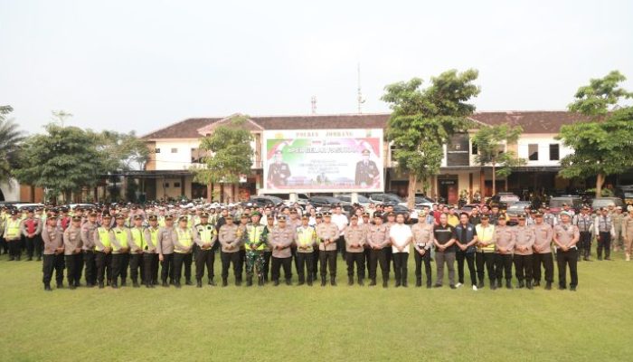 Polres Jombang Gelar Apel Pengamanan Pengesahan Warga Baru PSHT Parluh 2016