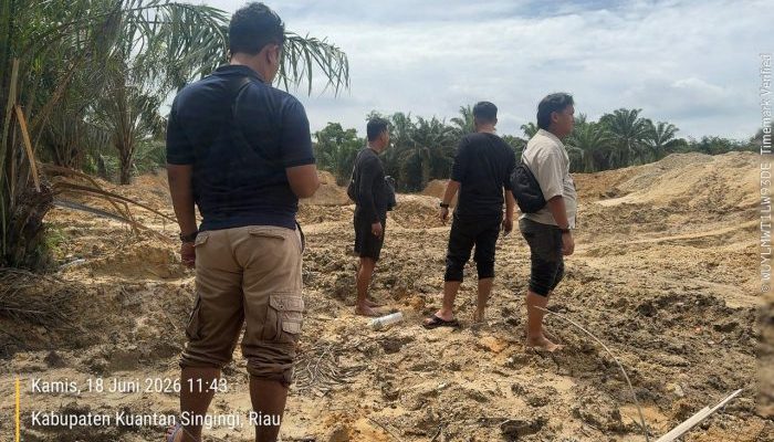 Respons Laporan Warga, Polsek Singingi Turun Langsung ke Sungai Lombu