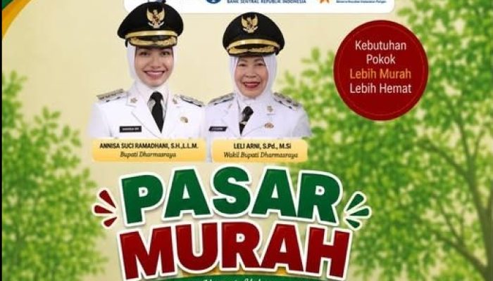 Tekan Inflasi, Pemkab Dharmasraya Gelar Pasar Murah Ketiga Tahun 2026