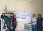 BRI BO Ujung Batu Dorong Digitalisasi Desa, BUMDes Bunga Sari Kini Miliki Mesin EDC