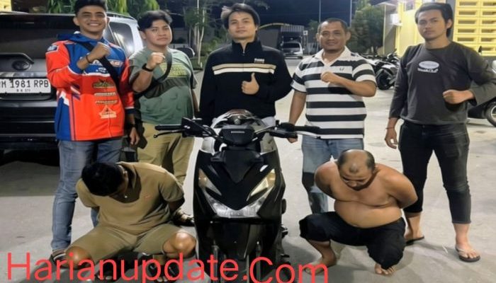 Satreskrim Polres Bengkalis Ungkap Dugaan Penggelapan Motor, Dua Pria Diamankan
