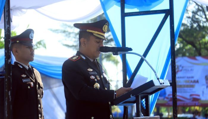 Polres Inhil Gelar Upacara Hari Bhayangkara ke-80, Kapolres Komitmen Polri untuk Masyarakat