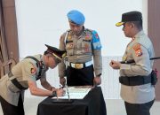 Polres Indragiri Hilir Gelar Sertijab Kabagops, Kapolsek Pulau Burung dan Kapolsek Kempas