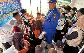 Program Kapal Baca Jangkau Desa Bantalan, Polres Inhil Perkuat Budaya Literasi di Wilayah Pesisir
