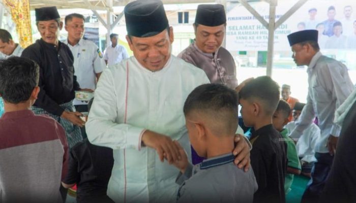 Hari Jadi ke-49 Desa Rambah Hilir Timur, Wabup Rohul Pastikan Aspirasi Warga Ditindaklanjuti