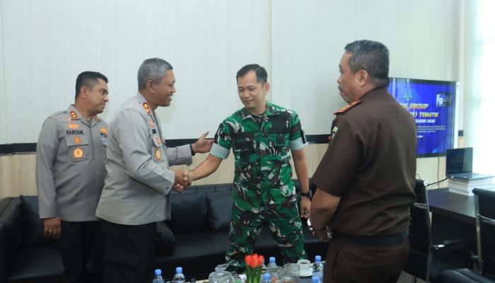 Kapolres Indragiri Hilir Perkuat Sinergitas TNI, Polri, dan Kejaksaan Melalui Silaturahmi