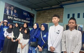 Sambut HUT ke-25, Demokrat Jombang Gelar Gerakan Langit Biru Indonesia Asri