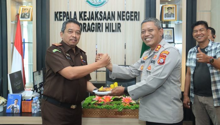 Polres Inhil Pererat Sinergitas dengan Kejari pada Peringatan Hari Bakti Adhyaksa ke-66