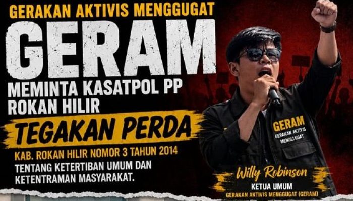 GERAM Desak Satpol PP Rohil Periksa Dugaan Pelanggaran Jam Operasional Hiburan Malam