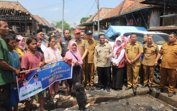 Bupati Muba Salurkan Bantuan kepada Korban Kebakaran di Desa Teluk, Libatkan Baznas dan Polres