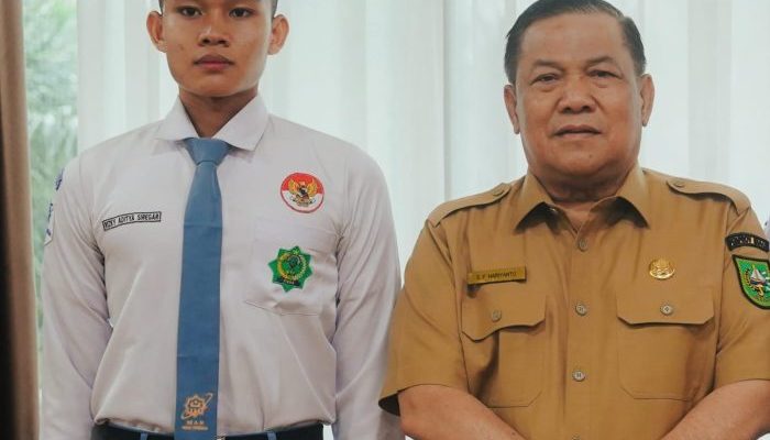 Tak Cengeng Sejak Kecil, Rizqy Aditya Kini Bawa Nama Riau sebagai Paskibraka Nasional