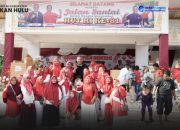 Semarak HUT ke-81 RI di Rambah, Bupati Anton Lepas Ribuan Peserta Jalan Santai
