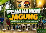 Polsek Reteh Dukung Swasembada Pangan, Tanam Jagung di Desa Mekar Sari