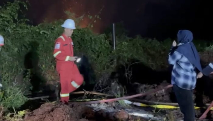 Api Karhutla Hanya 50 Meter dari Sumur Minyak BSP, Bupati Siak Kerahkan Tim Gabungan