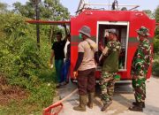 Api Kembali Menyala Saat Pendinginan Kebakaran di Sungai Beringin