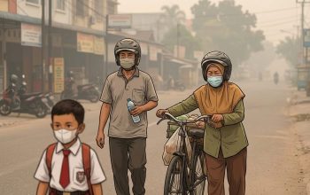 Kasus ISPA di Pekanbaru Melonjak, Dinkes Catat 706 Warga Terdampak Kabut Asap