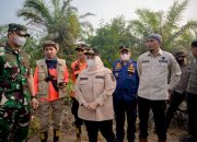 Bupati Kasmarni Turun Langsung Padamkan Karhutla di Sungai Meranti, 20 Hektare Lahan Terbakar