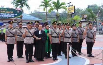 Kapolres Inhil Pimpin Sertijab Kasat dan Kapolsek, Tekankan Integritas Pelayanan