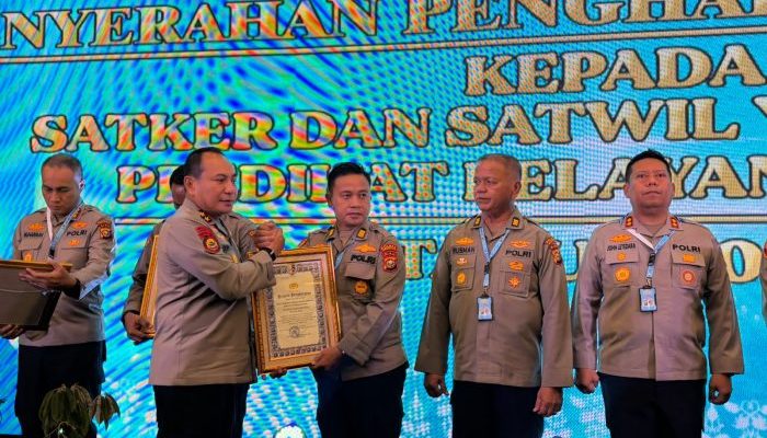 Polres Indragiri Hilir Raih Penghargaan Kapolri Kategori Pelayanan Prima