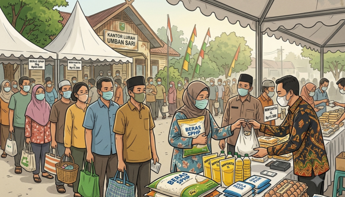 Operasi Pasar Murah Pemprov Riau Masuk Agenda ke-175, Digelar di Enam Titik