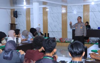 Wakapolres Inhil Bekali Kader HMI Materi Green Policing, Dorong Kepedulian Lingkungan