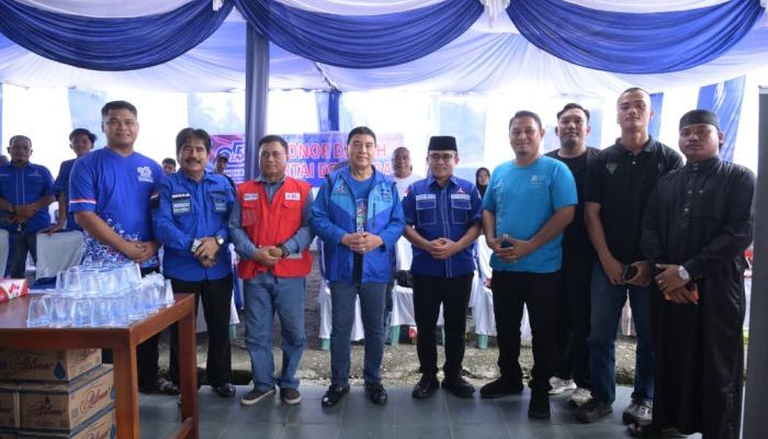 HUT Demokrat ke-25, DPC Rohul ajak Masyarakat Jadikan Donor Darah Kebiasaan
