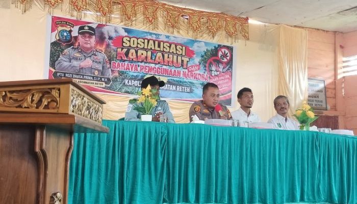 Cegah Karhutla dan Narkoba, Kapolsek Reteh Libatkan Seluruh Elemen Masyarakat