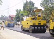 Pengaspalan Koridor Eks RSUD Sungai Dareh Rampung, 370 Meter Disiapkan Jadi Dua Jalur